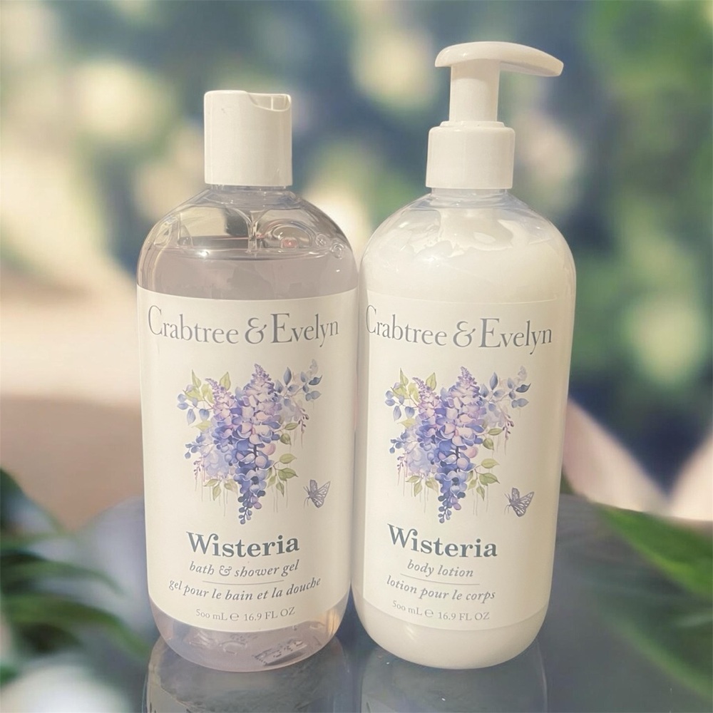 Crabtree & Evelyn Wisteria Bath & Shower Gel and Lotion